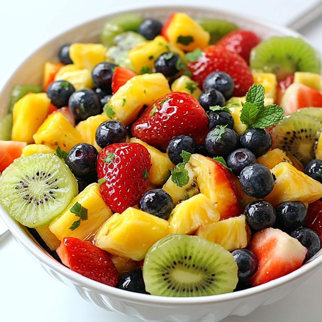 Honey Lime Fruit Salad Refreshing Summer Delight