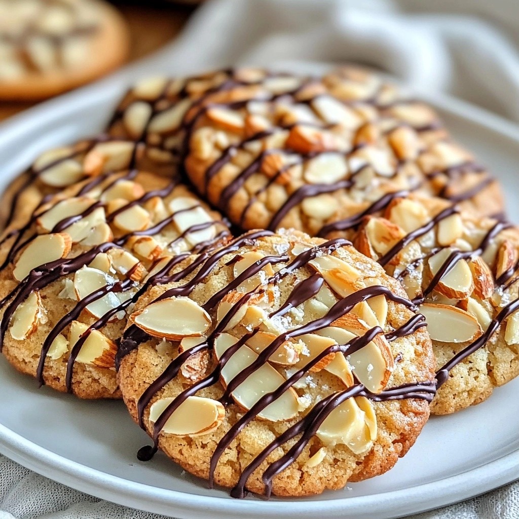 Crispy Baking Almond Florentine Cookies Delightful Treat