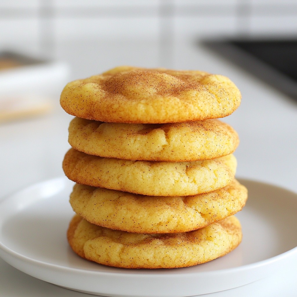 Soft Dessert Snickerdoodle Cookies Simple Cinnamon Twist