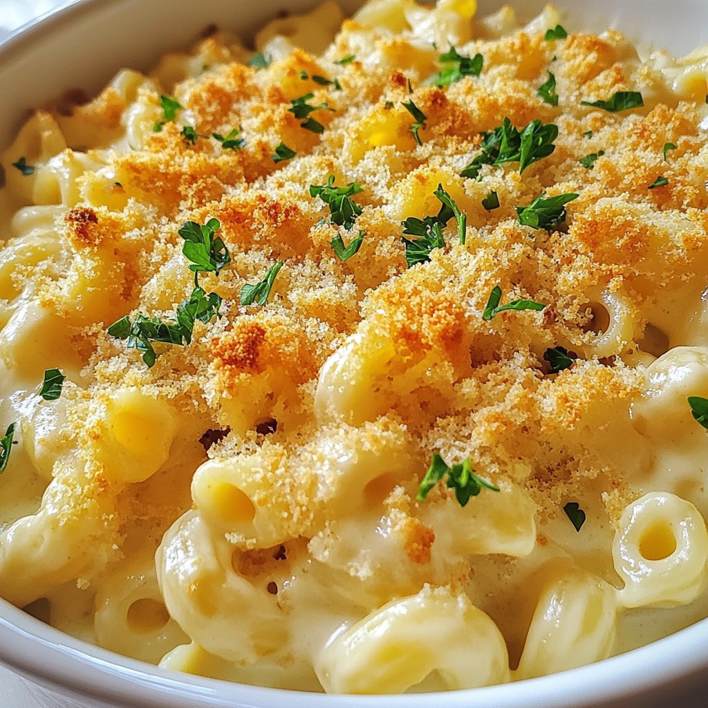 White Cheddar Mac and Cheese Creamy Delight Recipe