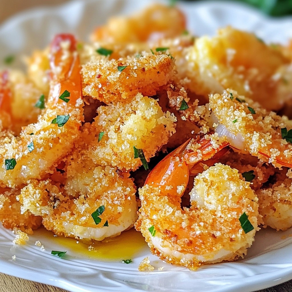 Crispy Garlic Parmesan Shrimp Flavorful and Simple Dish