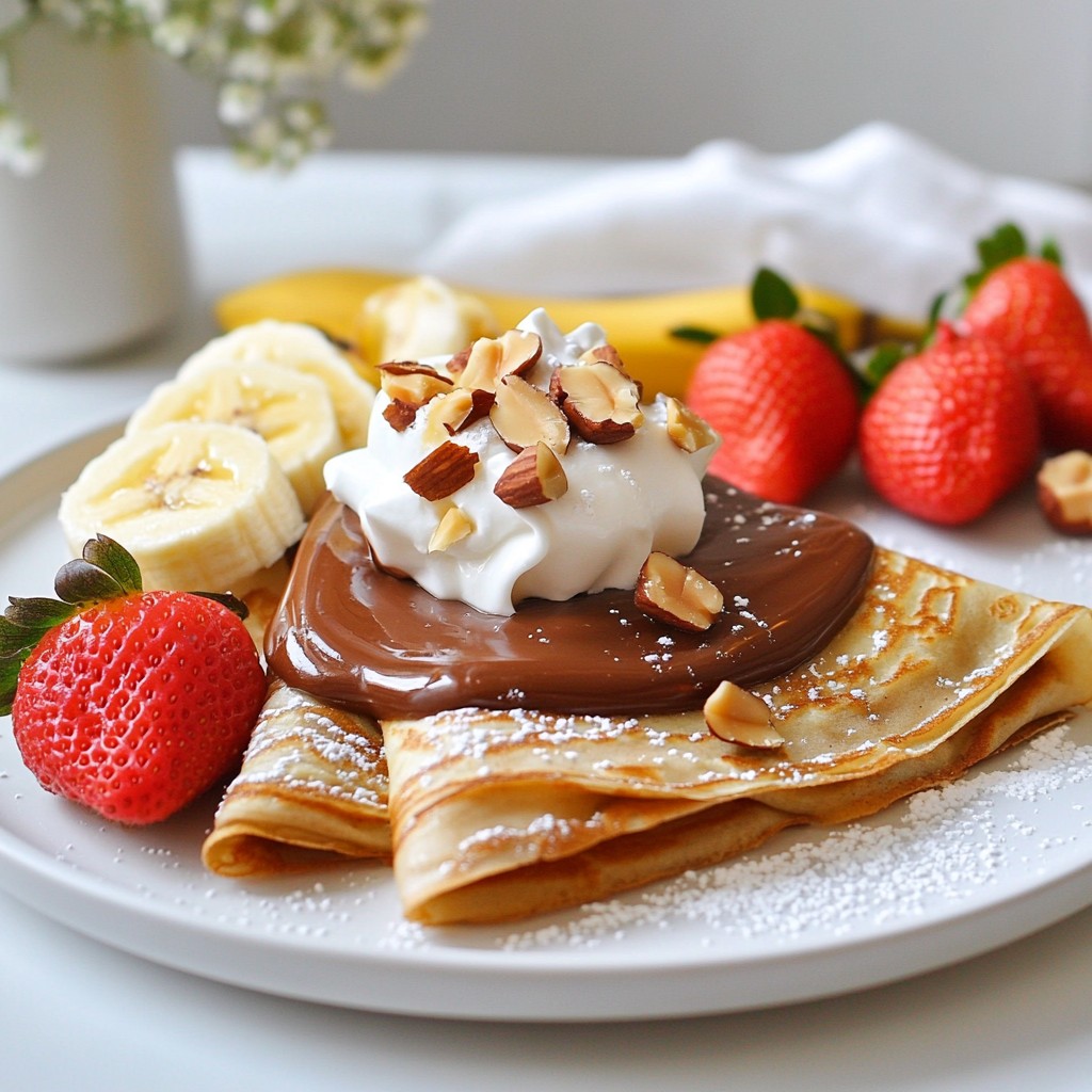 Chocolate Hazelnut Crepes Delightful and Easy Recipe