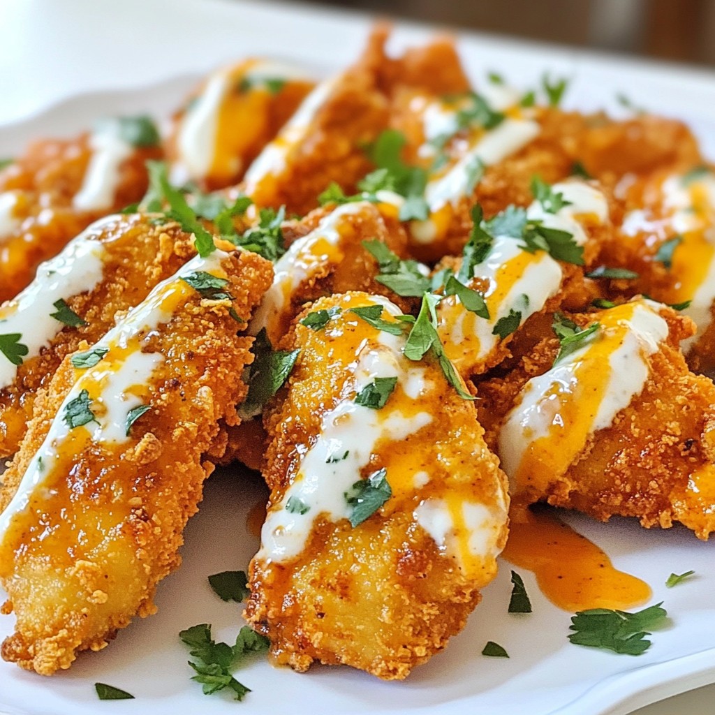 Buffalo Ranch Chicken Tenders Quick and Tasty Recipe