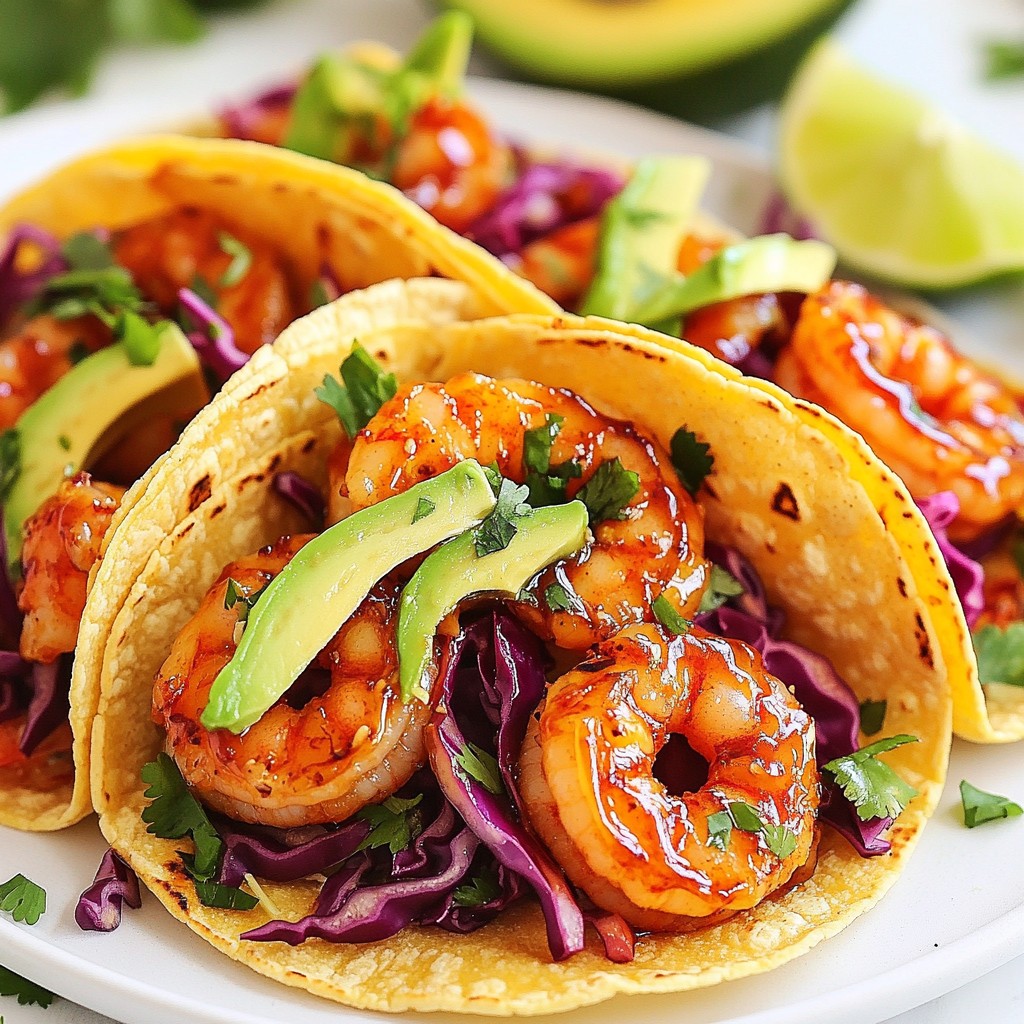 Sweet Chili Shrimp Tacos Flavorful Meal Idea