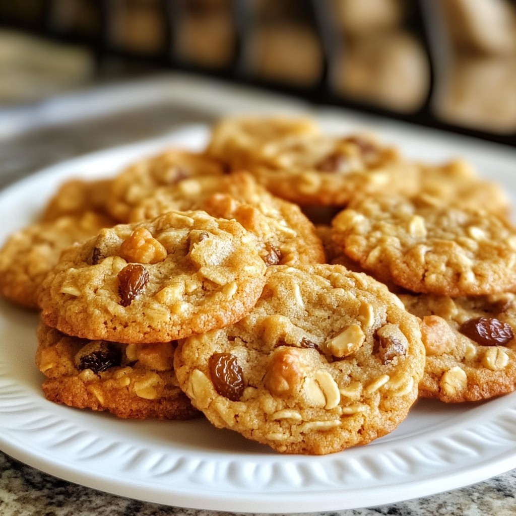 Soft and Chewy Baking Oatmeal Raisin Cookies Recipe