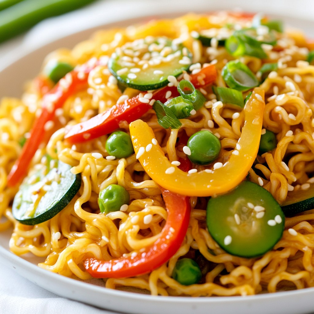 Spicy Ramen Stir Fry Flavorful and Quick Meal Idea