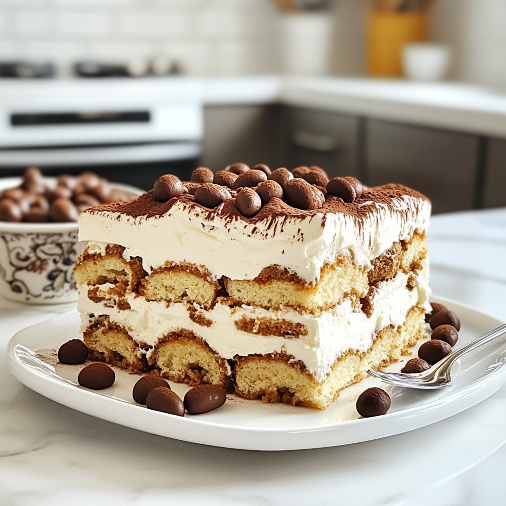Tiramisu Icebox Cake Delightful and Easy Dessert Treat