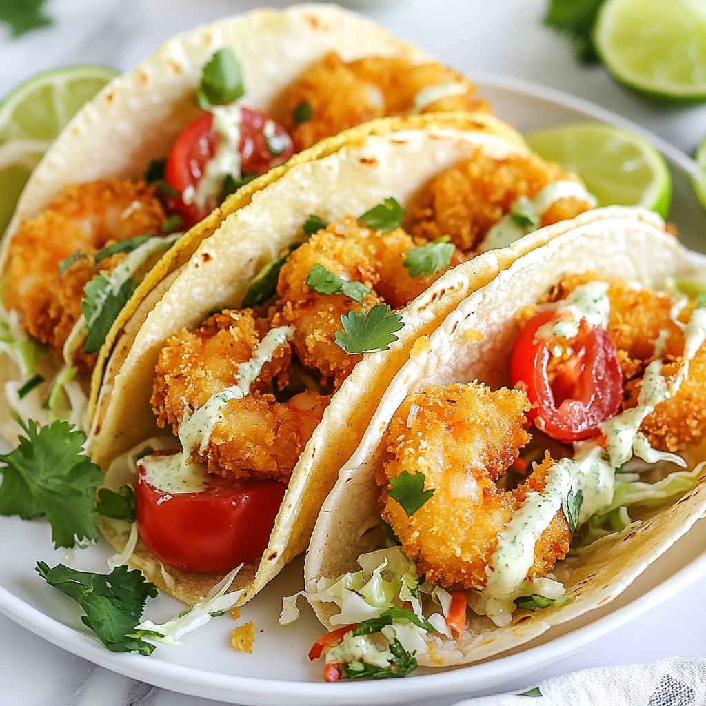 Coconut Crusted Shrimp Tacos Flavorful and Easy Recipe