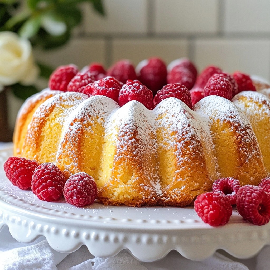 Lemon Raspberry Pound Cake Delightful and Easy Recipe