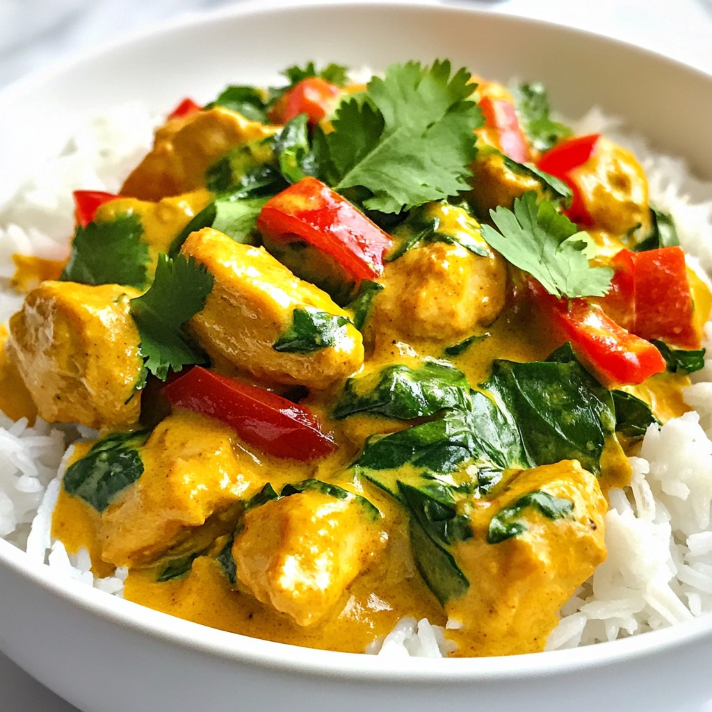 Creamy Coconut Chicken Curry Simple and Flavorful Dish