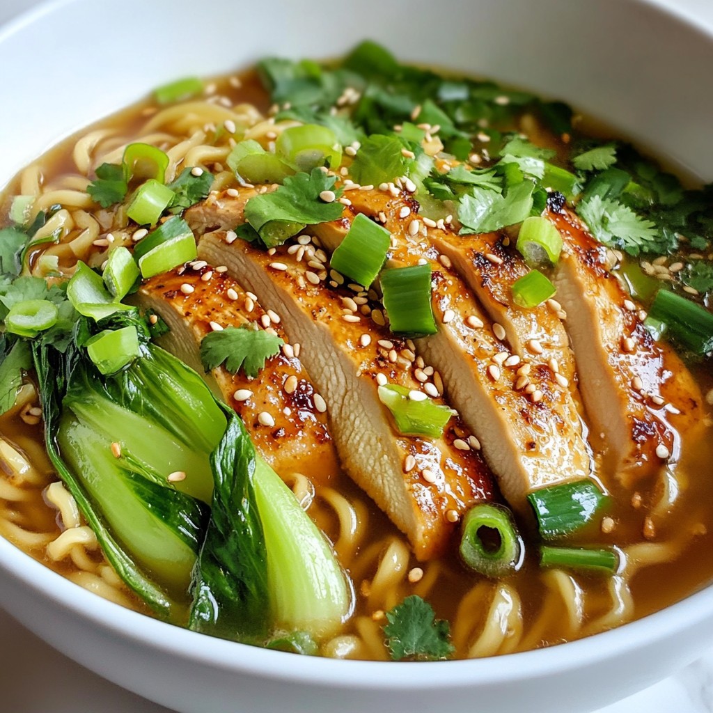 Sesame Ginger Chicken Ramen Flavorful Comfort Bowl