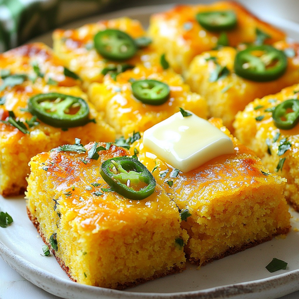 Cheddar Jalapeño Cornbread Simple and Savory Recipe