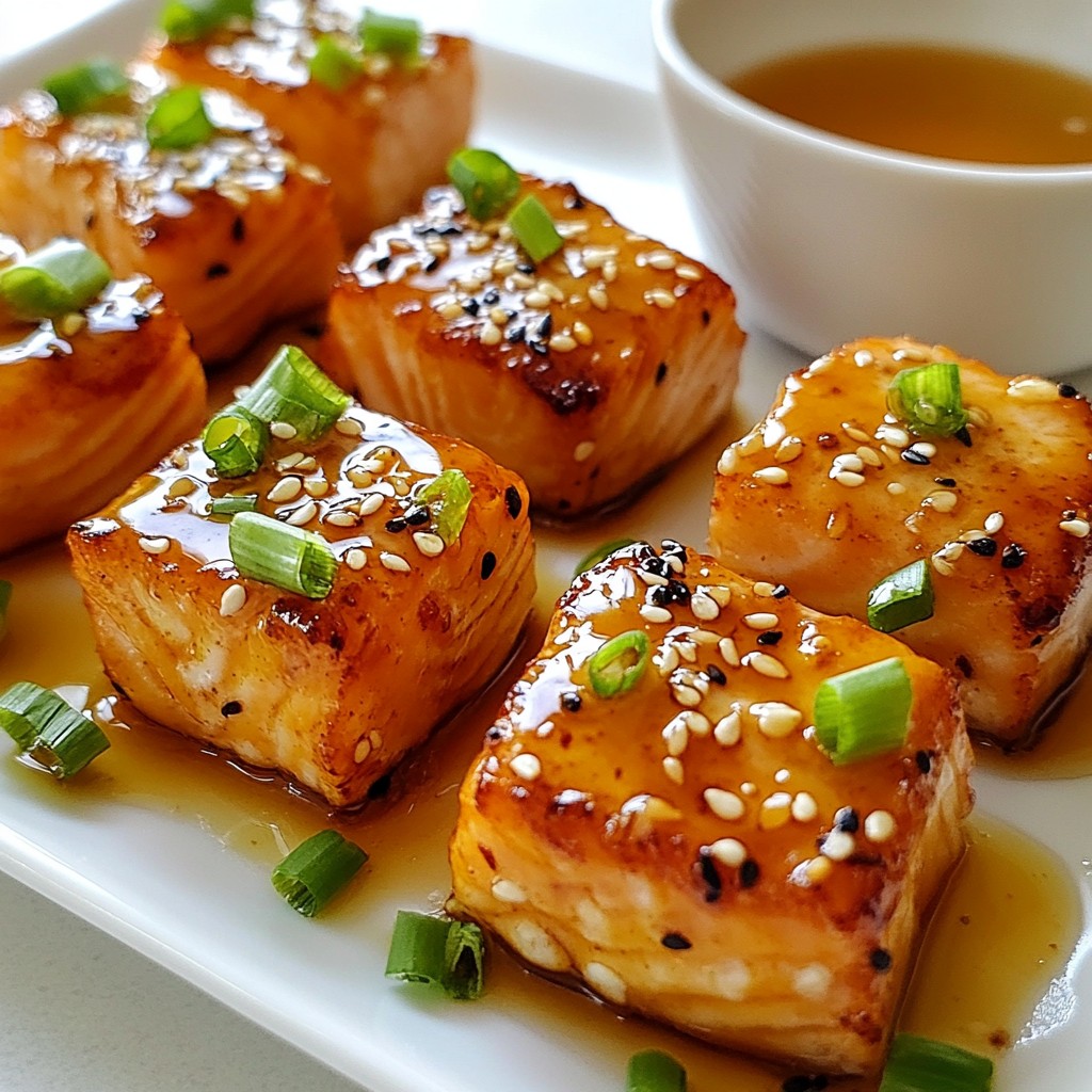 Maple Glazed Salmon Bites Flavorful and Easy Recipe