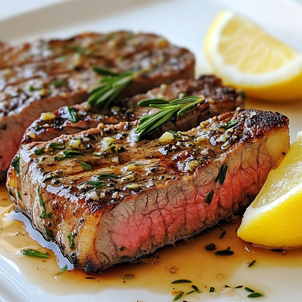 Garlic Butter Ribeye Steak Juicy and Flavorful Delight