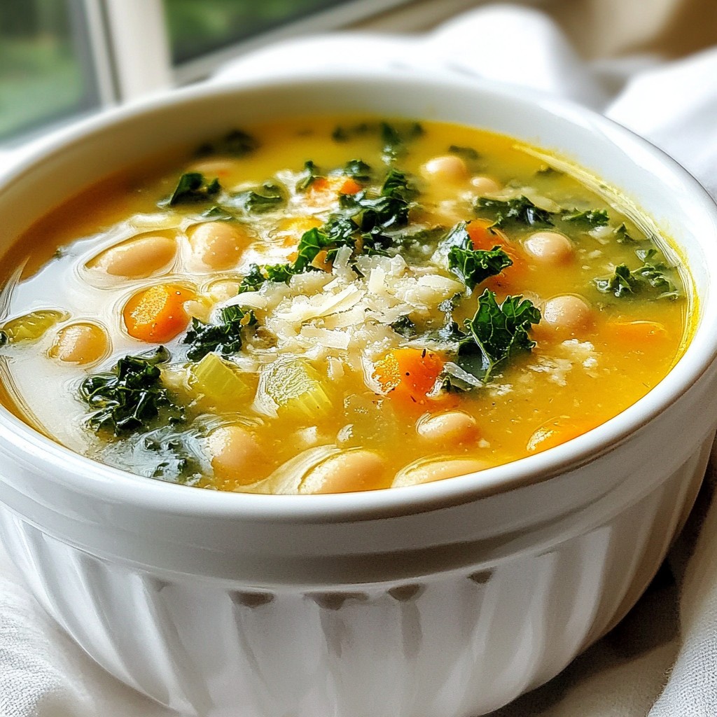 Tuscan White Bean Soup Hearty and Flavorful Delight