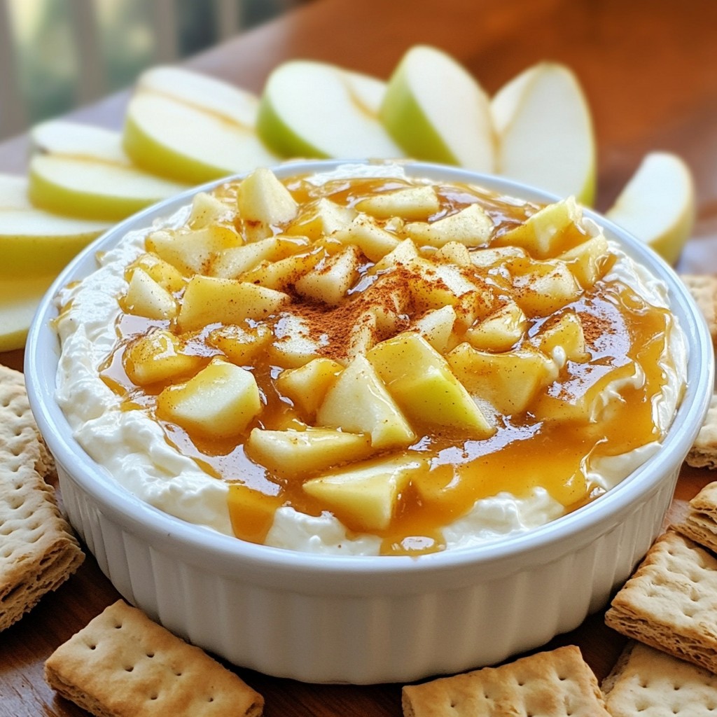Caramel Apple Cheesecake Dip Delicious and Easy Treat