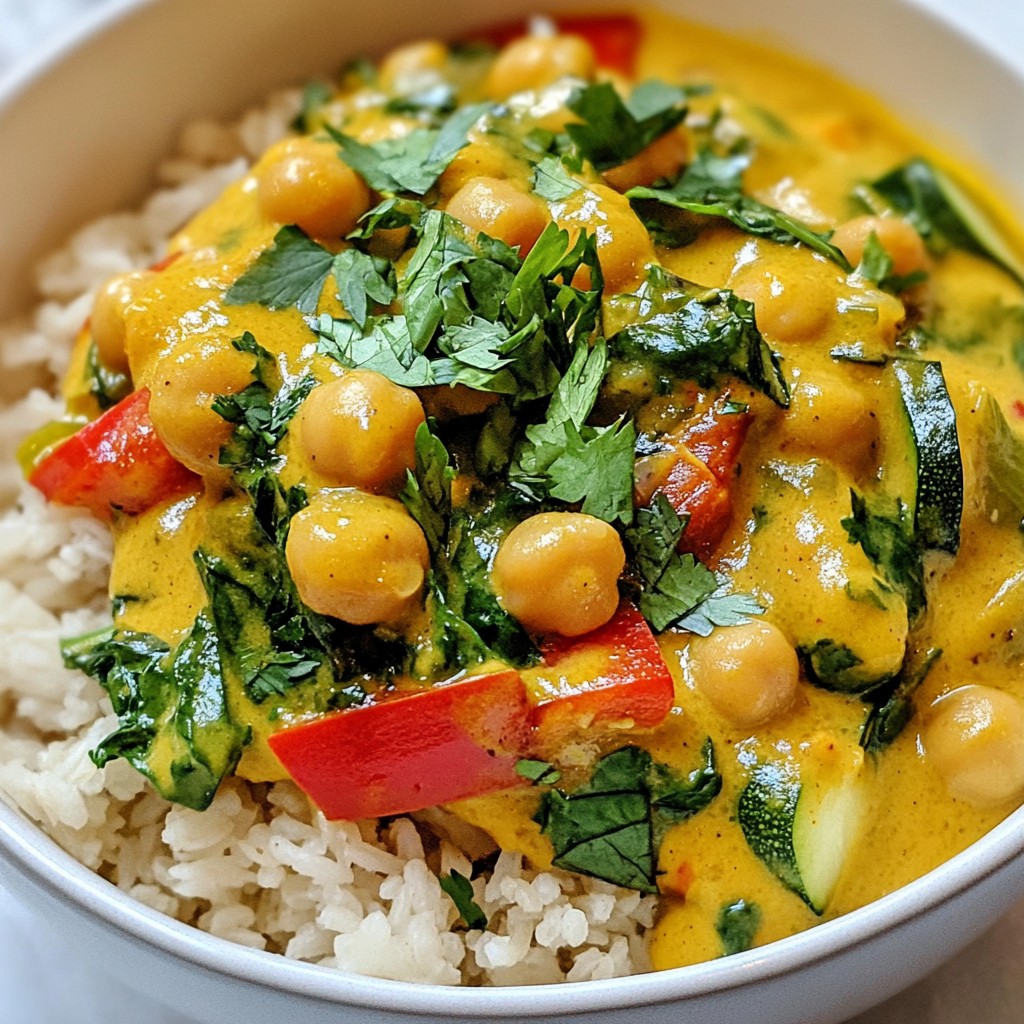 Coconut Curry Chickpea Stew Flavorful and Hearty Meal