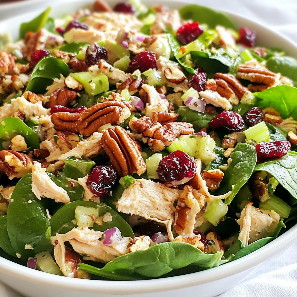 Cranberry Pecan Chicken Salad Easy and Tasty Recipe