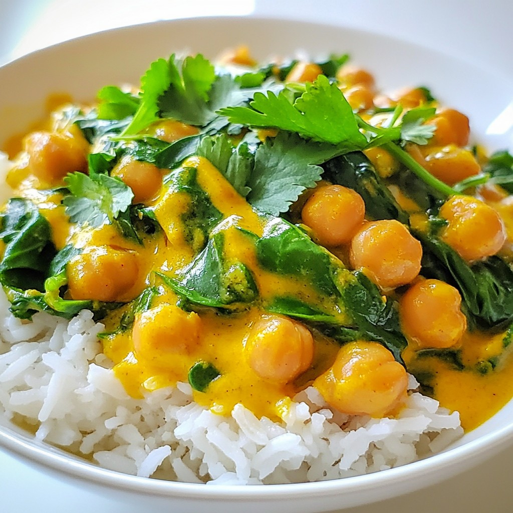 Coconut Curry Chickpeas Flavorful and Easy Recipe