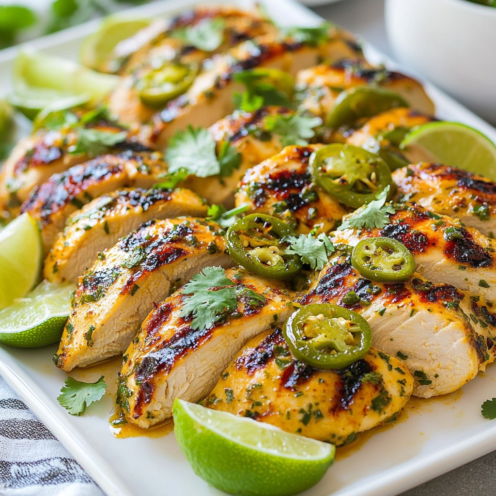 Jalapeno Lime Grilled Chicken Flavorful and Easy Recipe
