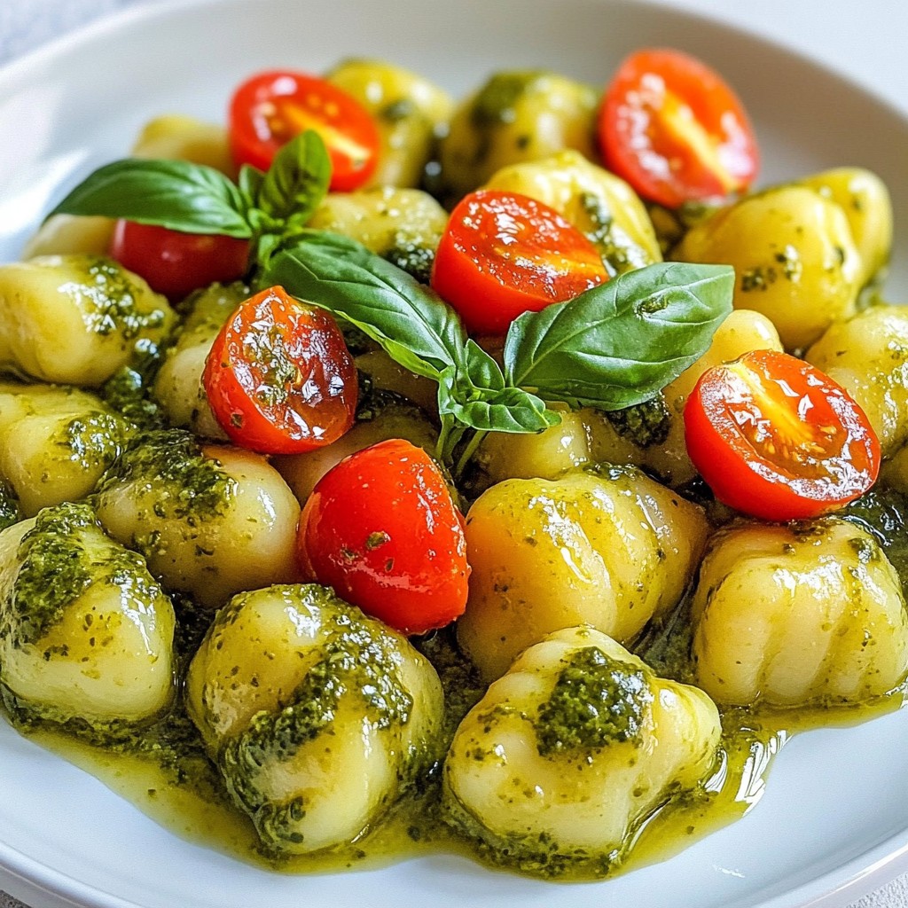 Creamy Pesto Gnocchi Flavorful and Simple Recipe