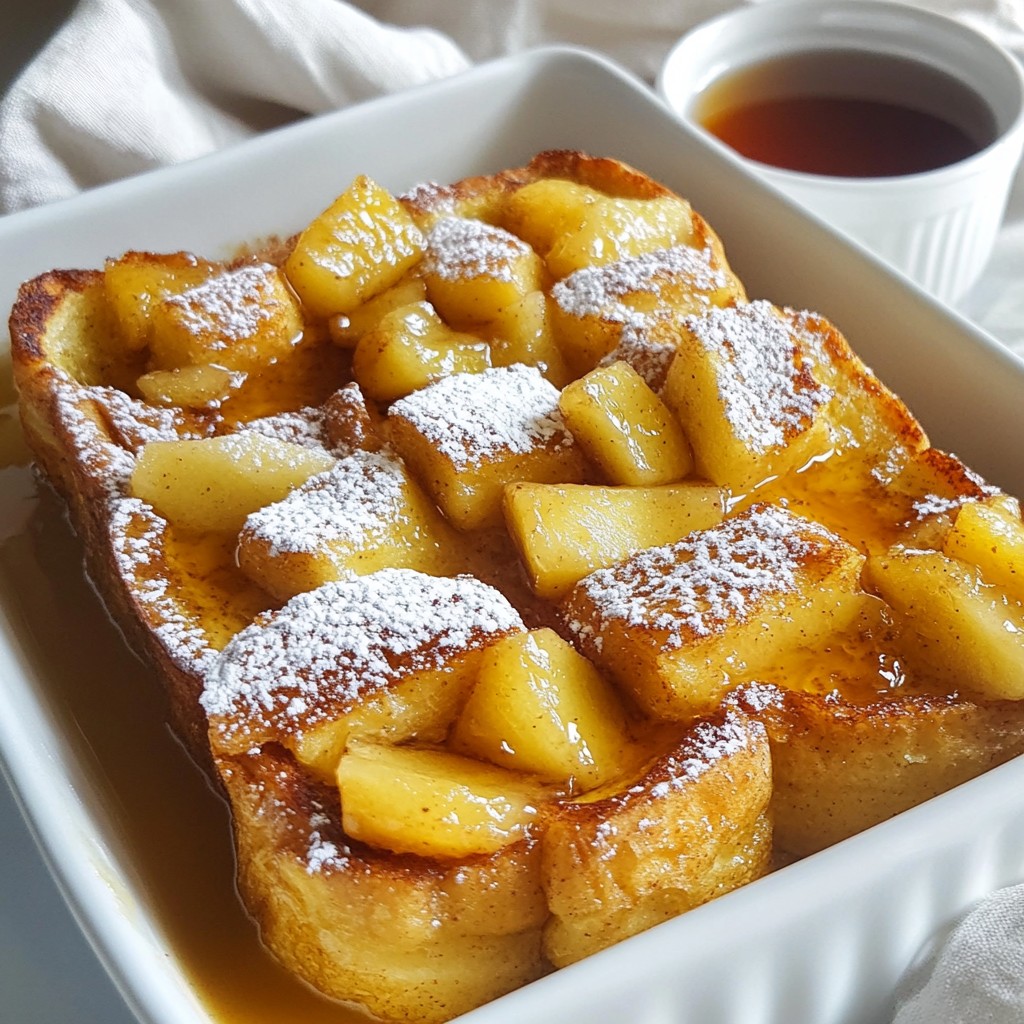 Apple Cinnamon French Toast Bake Simple and Tasty Dish