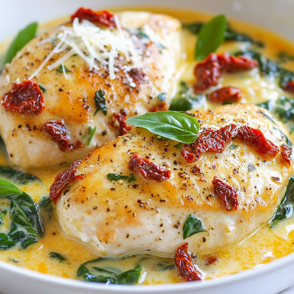 Creamy Sun-Dried Tomato Chicken Delightful Recipe