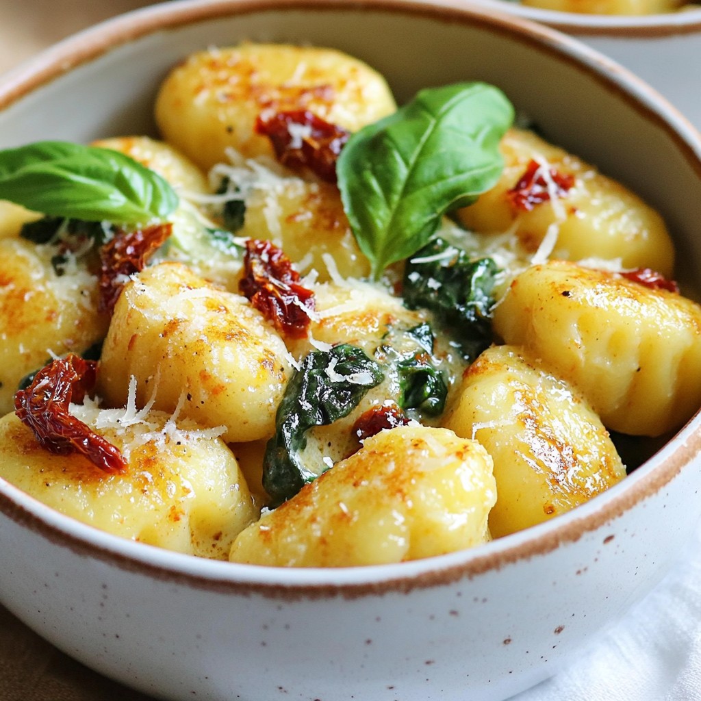 Creamy Sun-Dried Tomato Gnocchi Delightful Recipe
