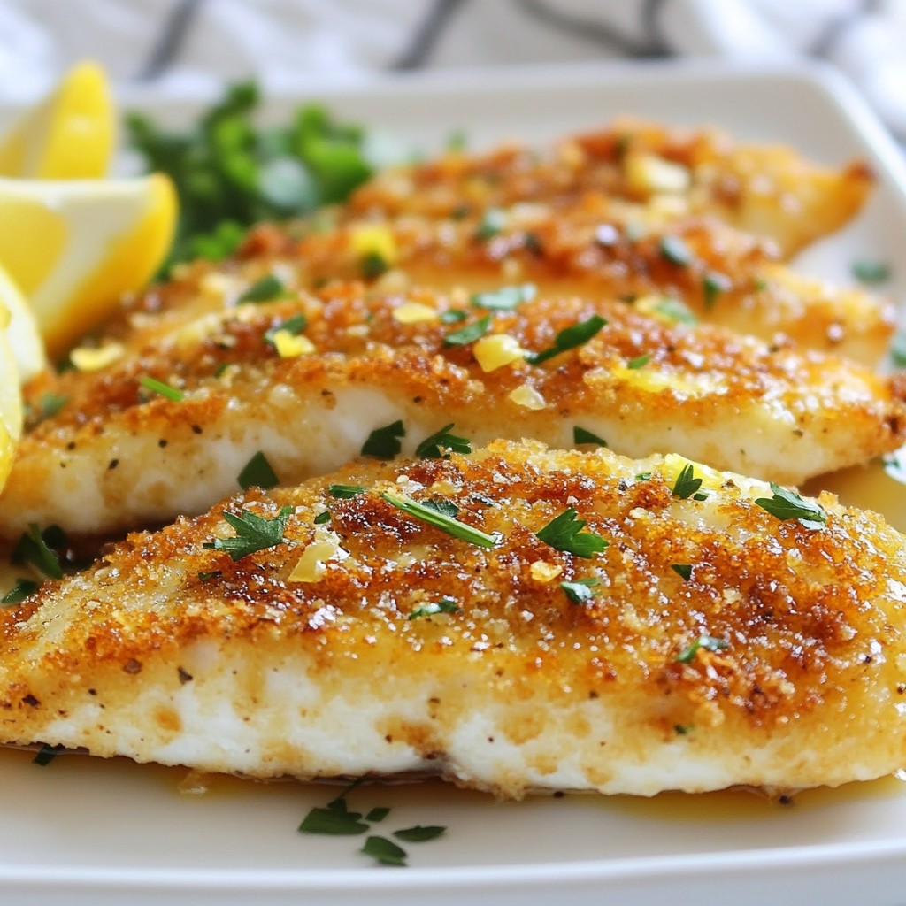 Parmesan Crusted Tilapia Flavorful and Easy Recipe