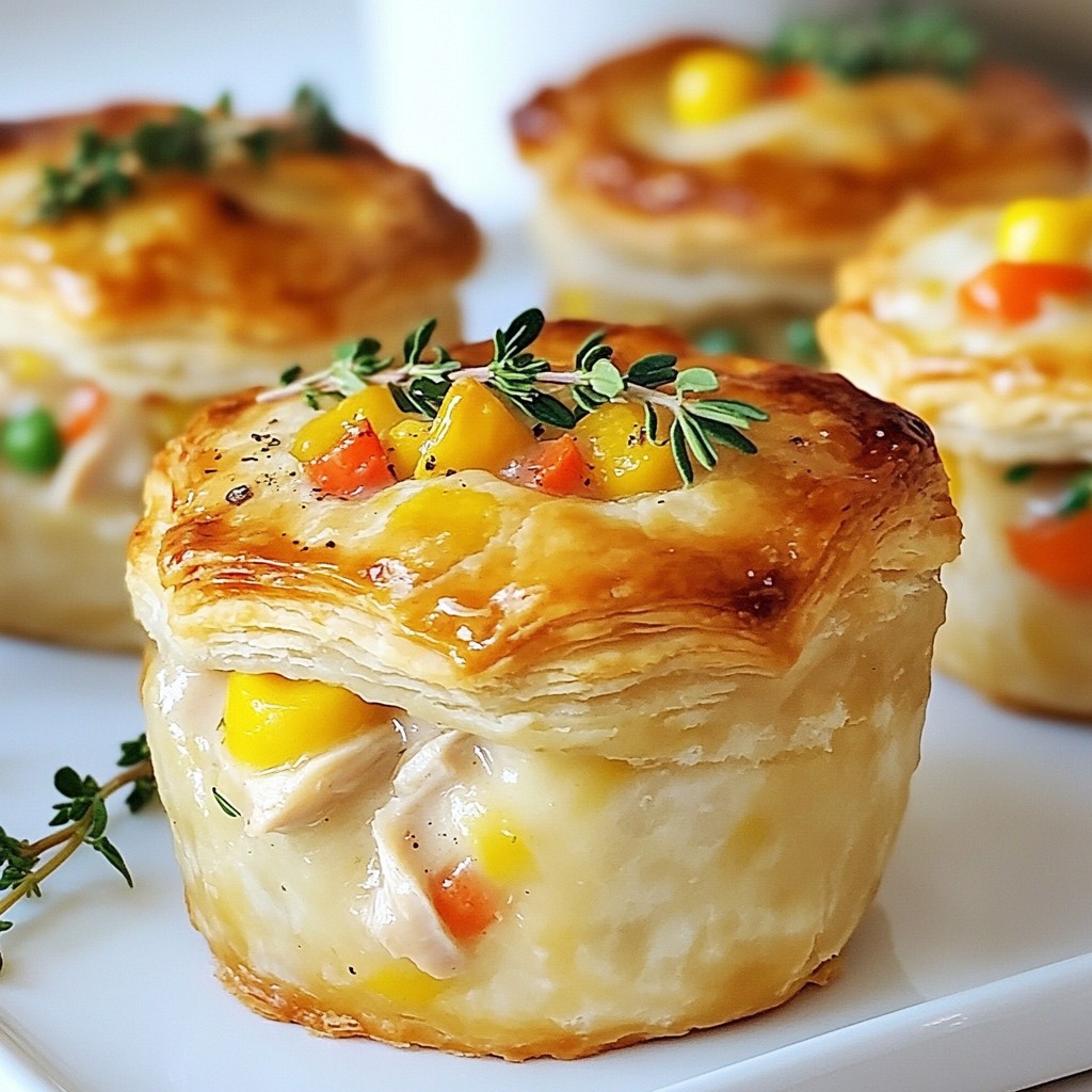 Savory Mini Chicken Pot Pies Easy Comfort Recipe