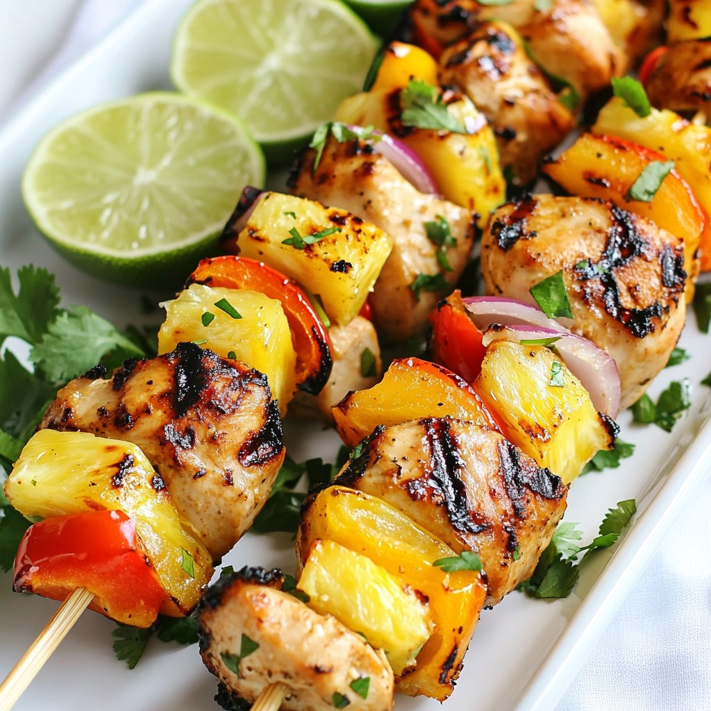Hawaiian Chicken Kabobs Flavorful and Easy Recipe