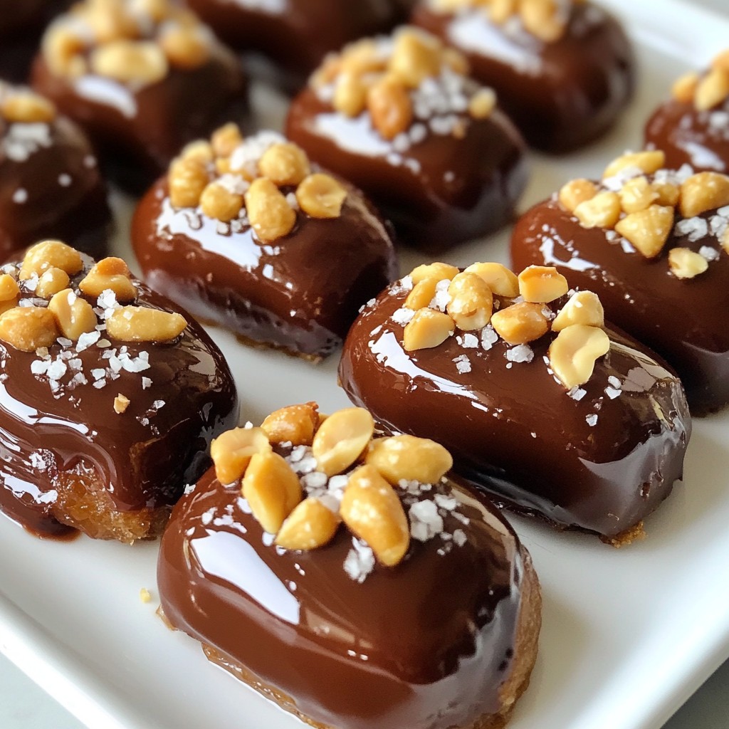 Snickers Stuffed Dates Tasty and Simple Treat