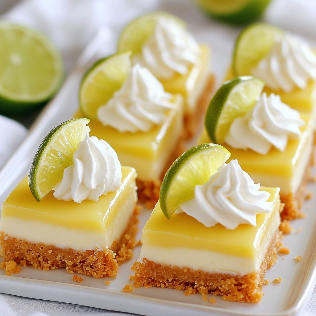 Key Lime Pie Bars Simple and Tangy Dessert Treat