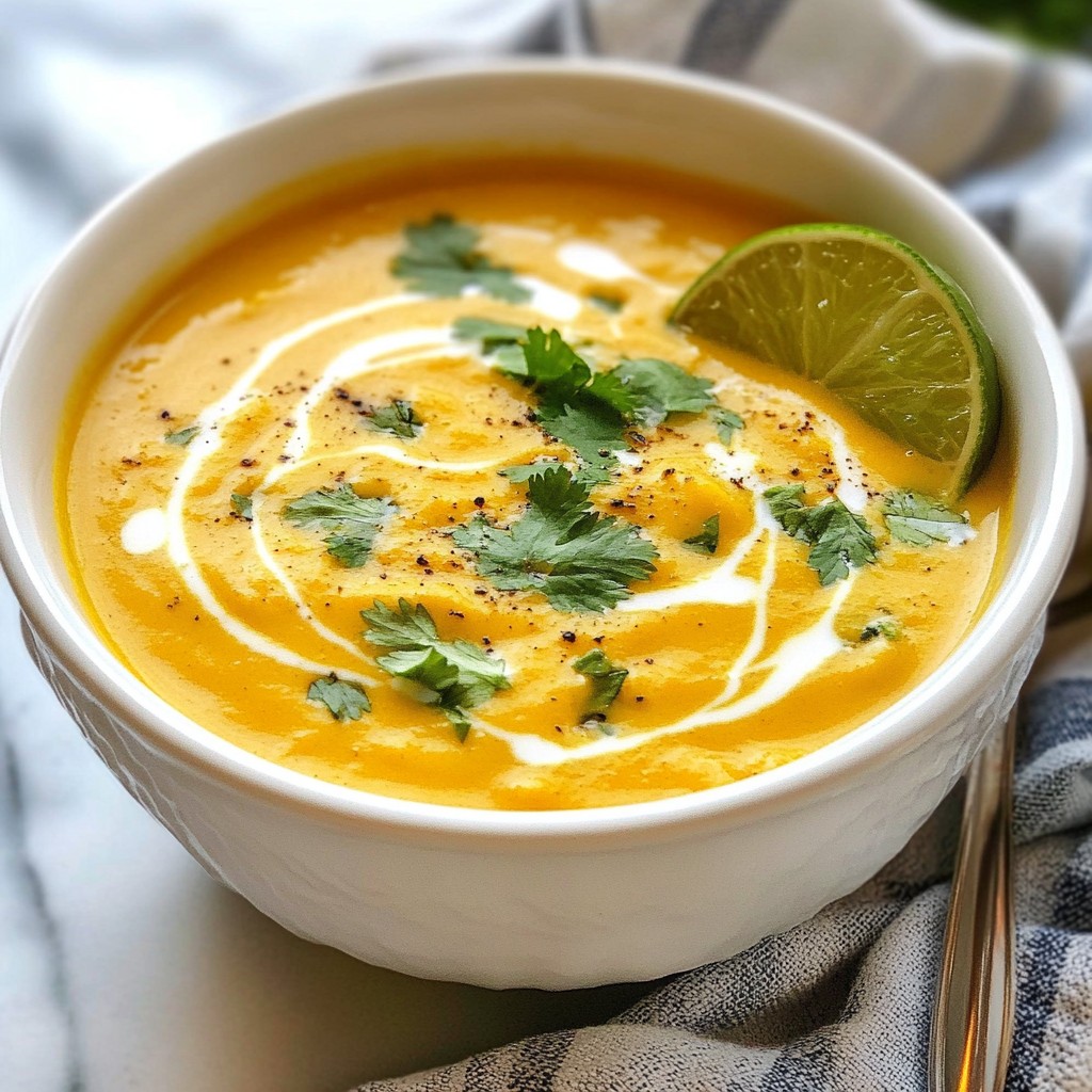 Coconut Curry Butternut Squash Soup Flavor Boost
