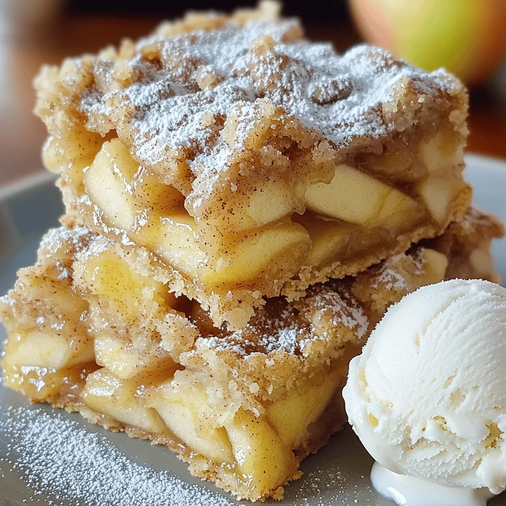 Brown Sugar Cinnamon Apple Pie Bars Delightful Treat